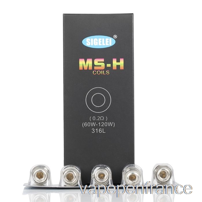 Bobines De Remplacement Sigelei Ms Bobines 0,2ohm Ms-h Stylo Vape